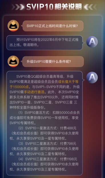 qq会员svip10什么时候出