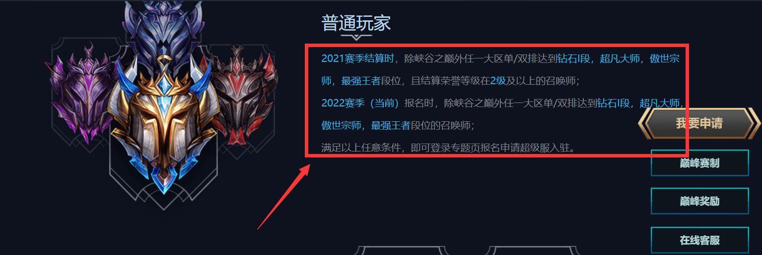 英雄联盟2023什么段位能进峡谷之巅