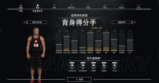 nba2k17生涯中锋玩法是什么